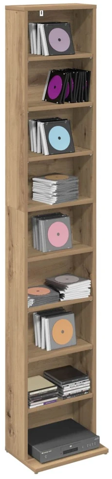 CD spinta Artisano ąžuolo 33 x 23,5 x 175 cm Apdirbta mediena