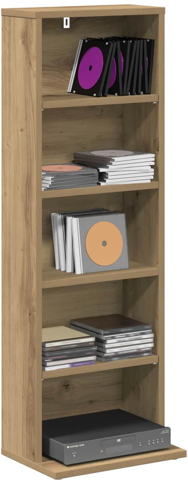 CD spinta Artisano ąžuolo 33 x 23,5 x 97,5 cm Apdirbta mediena