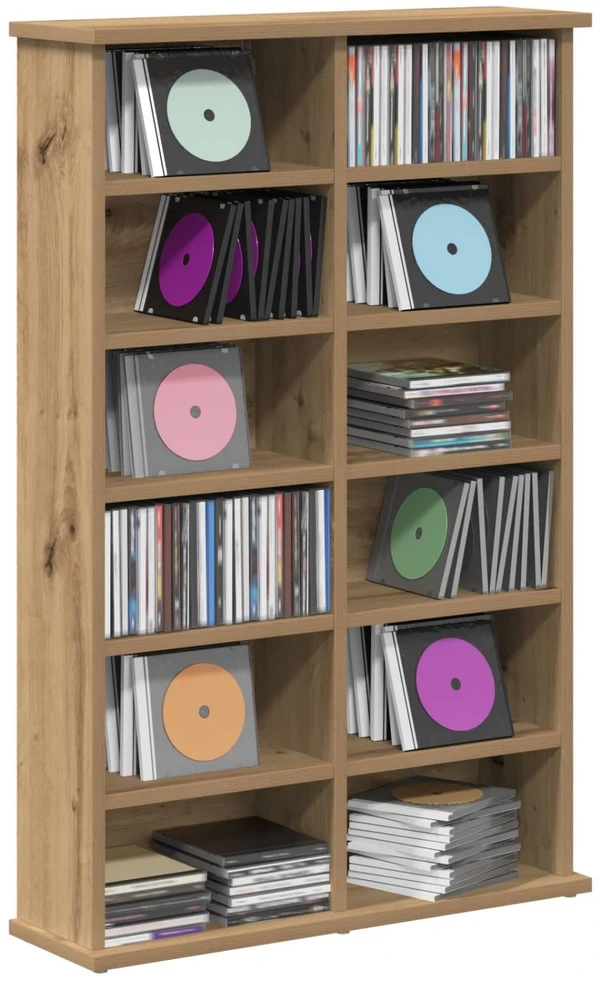 CD spinta Artisano ąžuolo 60 x 17 x 92 cm Apdirbta mediena