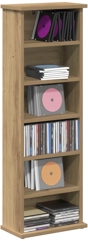 CD spinta Artisano ąžuolo 60 x 17 x 92 cm Apdirbta mediena