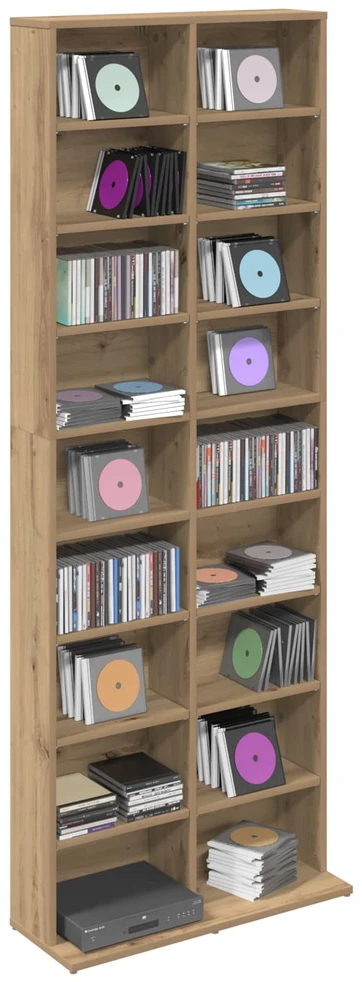 CD spinta Artisano ąžuolo 65 x 23,5 x 175 cm Apdirbta mediena