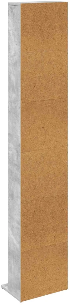 CD spinta Betono pilka 33 x 23,5 x 175 cm Apdirbta mediena