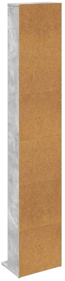 CD spinta Betono pilka 33 x 23,5 x 175 cm Apdirbta mediena