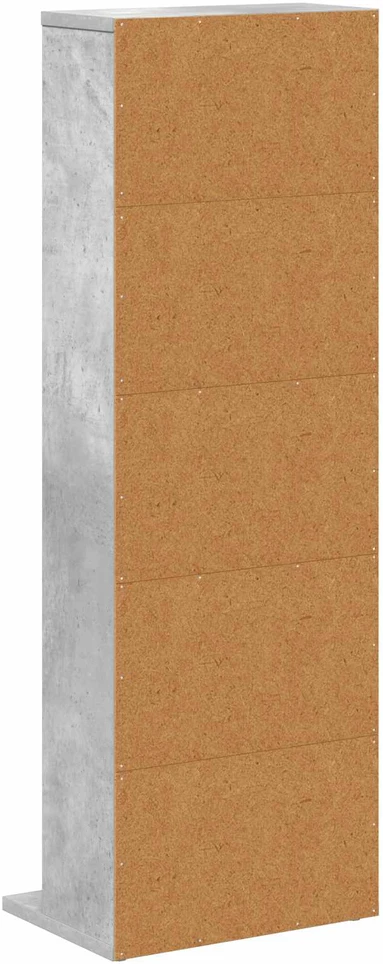 CD spinta Betono pilka 33 x 23,5 x 97,5 cm Apdirbta mediena
