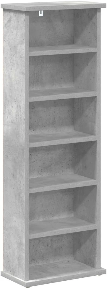 CD spinta Betono pilka 60 x 17 x 92 cm Apdirbta mediena