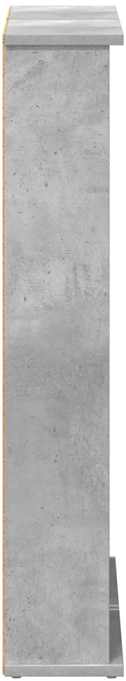 CD spinta Betono pilka 60 x 17 x 92 cm Apdirbta mediena