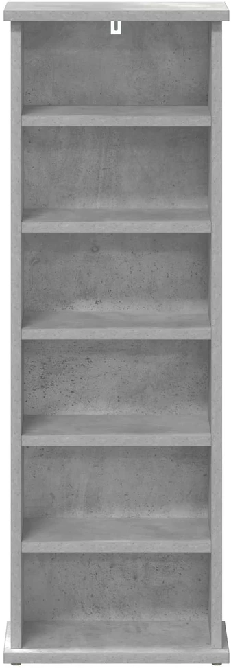 CD spinta Betono pilka 60 x 17 x 92 cm Apdirbta mediena