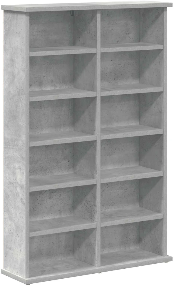 CD spinta Betono pilka 60 x 17 x 92 cm Apdirbta mediena