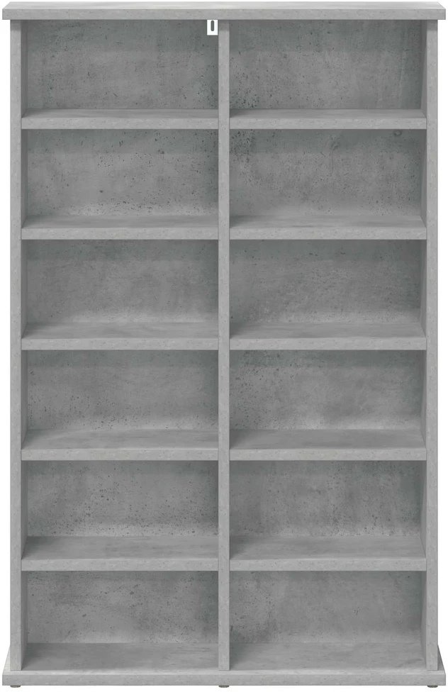 CD spinta Betono pilka 60 x 17 x 92 cm Apdirbta mediena