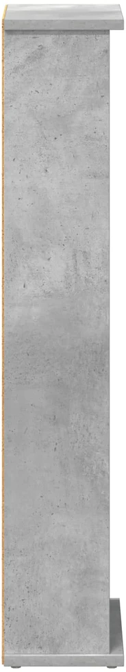 CD spinta Betono pilka 60 x 17 x 92 cm Apdirbta mediena