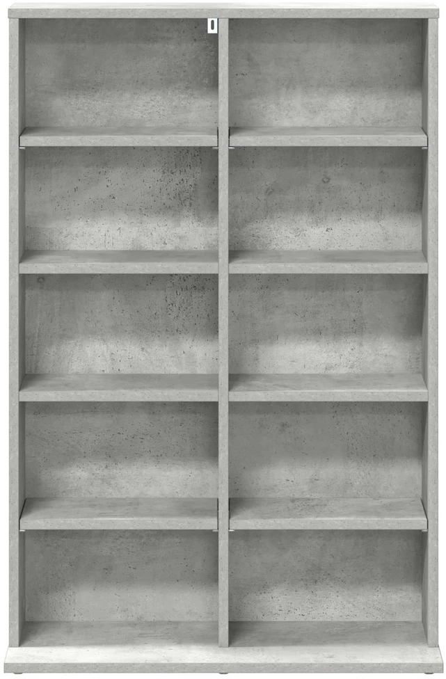 CD spinta Betono pilka 65 x 23,5 x 97,5 cm Apdirbta mediena