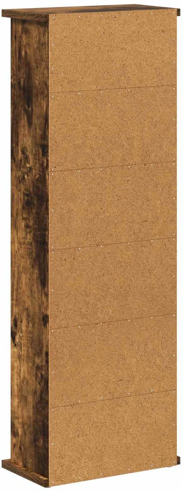 CD spinta Dūminio ąžuolo 60 x 17 x 92 cm Apdirbta mediena