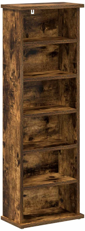 CD spinta Dūminio ąžuolo 60 x 17 x 92 cm Apdirbta mediena