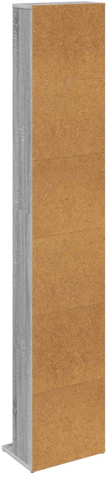CD spinta Pilka Sonoma 33 x 23,5 x 175 cm Apdirbta mediena