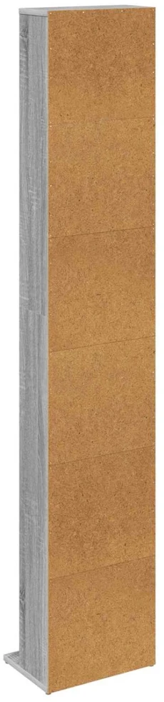 CD spinta Pilka Sonoma 33 x 23,5 x 175 cm Apdirbta mediena
