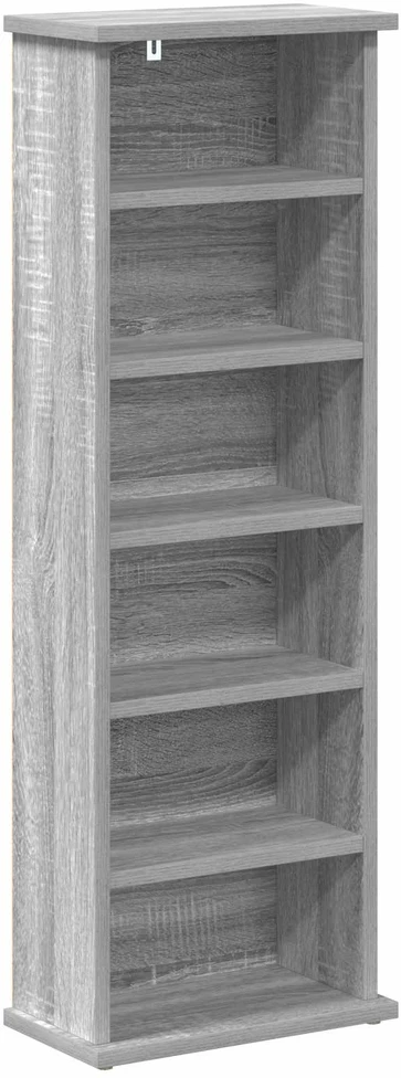 CD spinta Pilka Sonoma 60 x 17 x 92 cm Apdirbta mediena