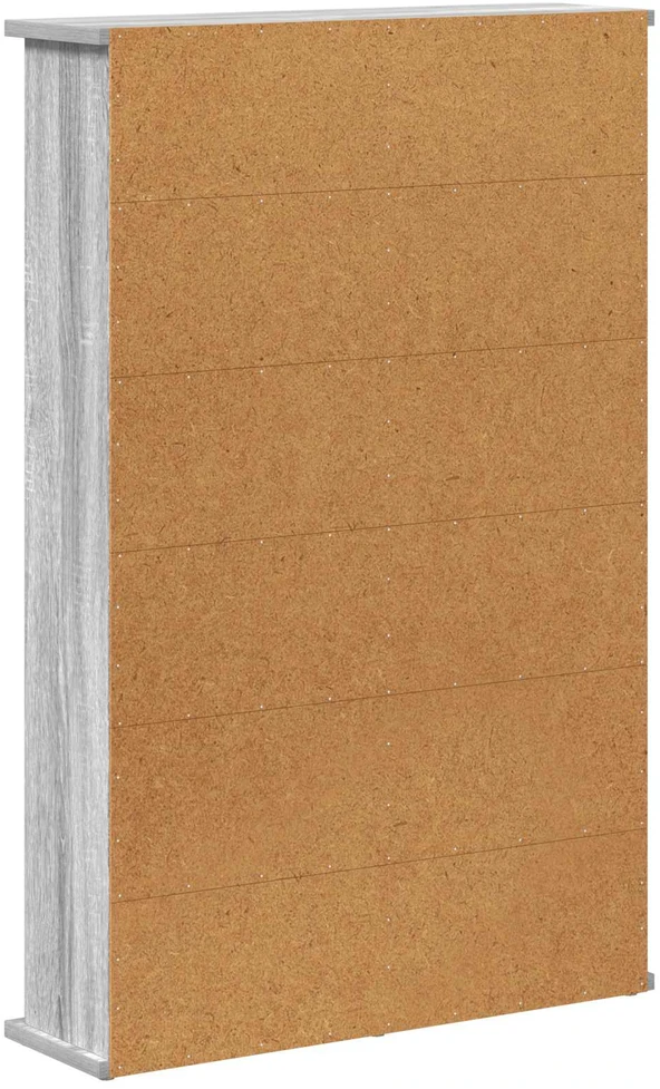 CD spinta Pilka Sonoma 60 x 17 x 92 cm Apdirbta mediena