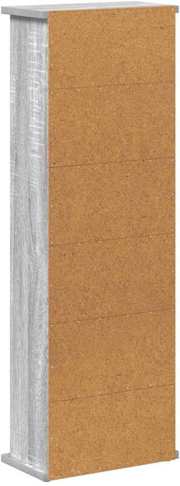 CD spinta Pilka Sonoma 60 x 17 x 92 cm Apdirbta mediena