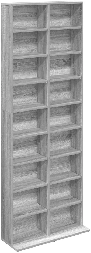 CD spinta Pilka Sonoma 65 x 23,5 x 175 cm Apdirbta mediena