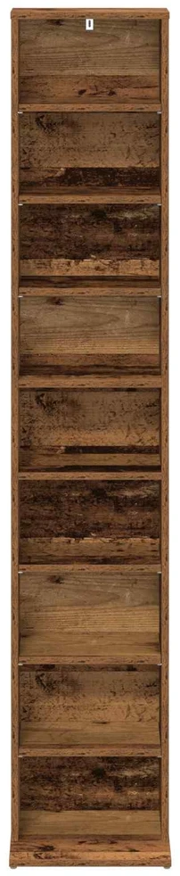 CD spinta Ąžuolo mediena 33 x 23,5 x 175 cm Apdirbta mediena