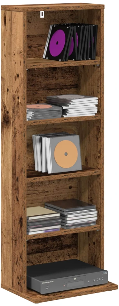 CD spinta Ąžuolo mediena 33 x 23,5 x 97,5 cm Apdirbta mediena