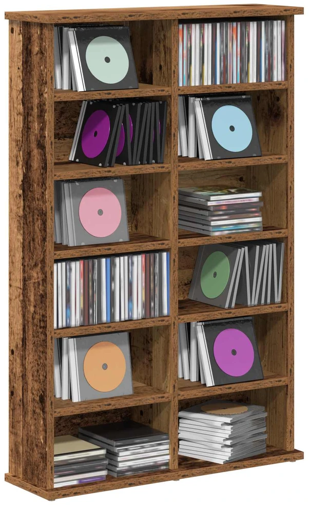 CD spinta Ąžuolo mediena 60 x 17 x 92 cm Apdirbta mediena