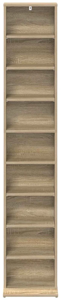 CD spinta Sonoma ąžuolas 33 x 23,5 x 175 cm Apdirbta mediena