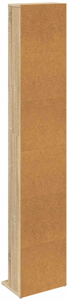 CD spinta Sonoma ąžuolas 33 x 23,5 x 175 cm Apdirbta mediena