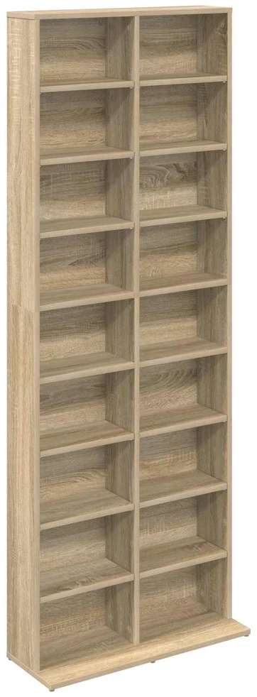 CD spinta Sonoma ąžuolas 65 x 23,5 x 175 cm Apdirbta mediena