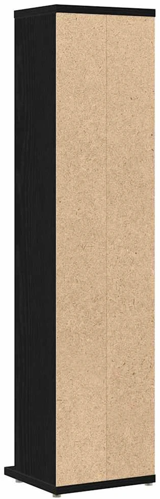CD spintelė juodas ąžuolas 21x20x88 cm inžinierinė mediena