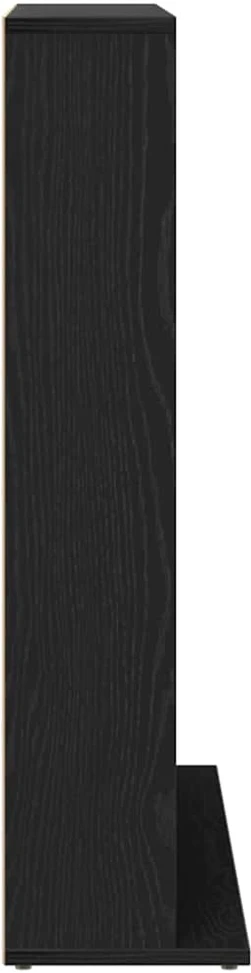 CD spintelė, juodo ąžuolo spalvos, 100x23x89,5 cm, inžinerinė mediena