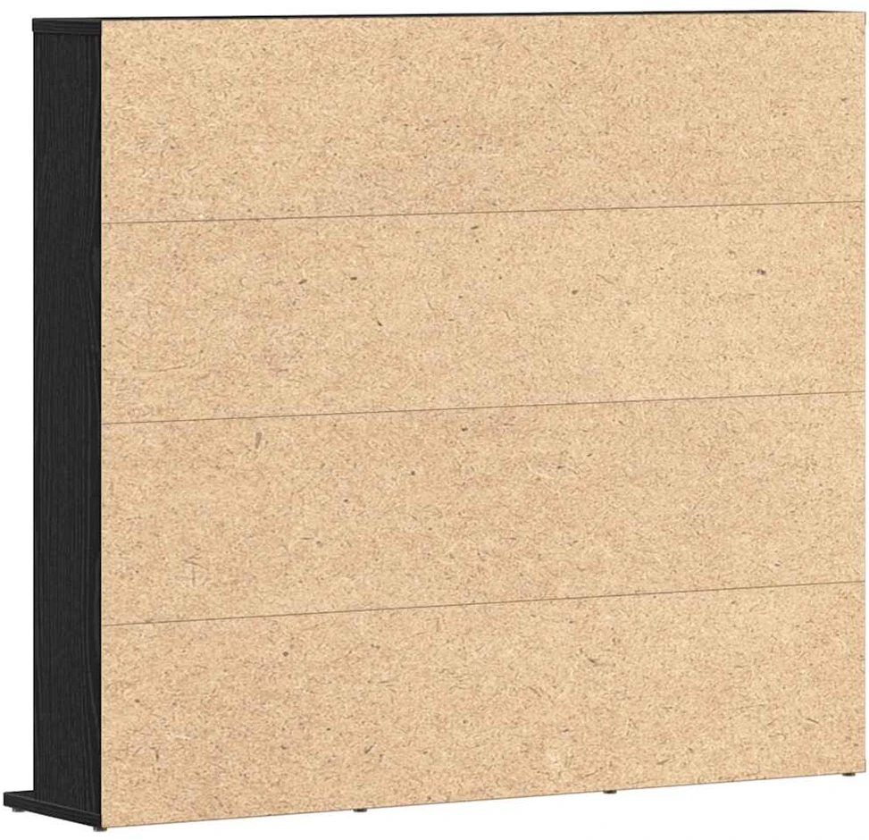 CD spintelė, juodo ąžuolo spalvos, 100x23x89,5 cm, inžinerinė mediena