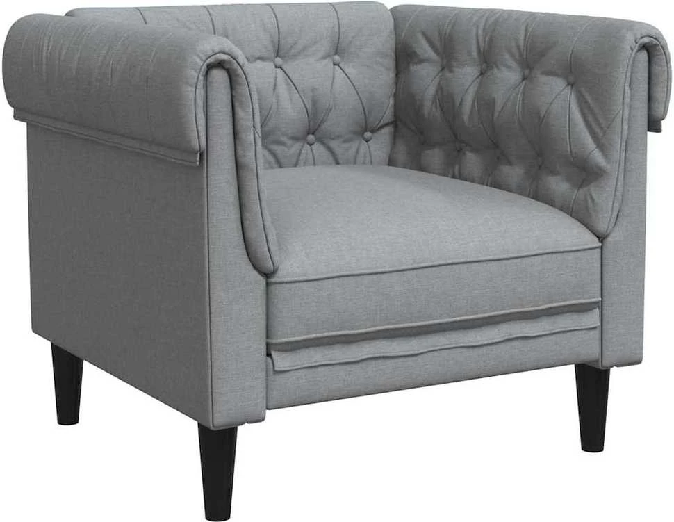 Sofa Šviesiai pilka 78,5 x 74,5 x 74,5 cm Poliesteris
