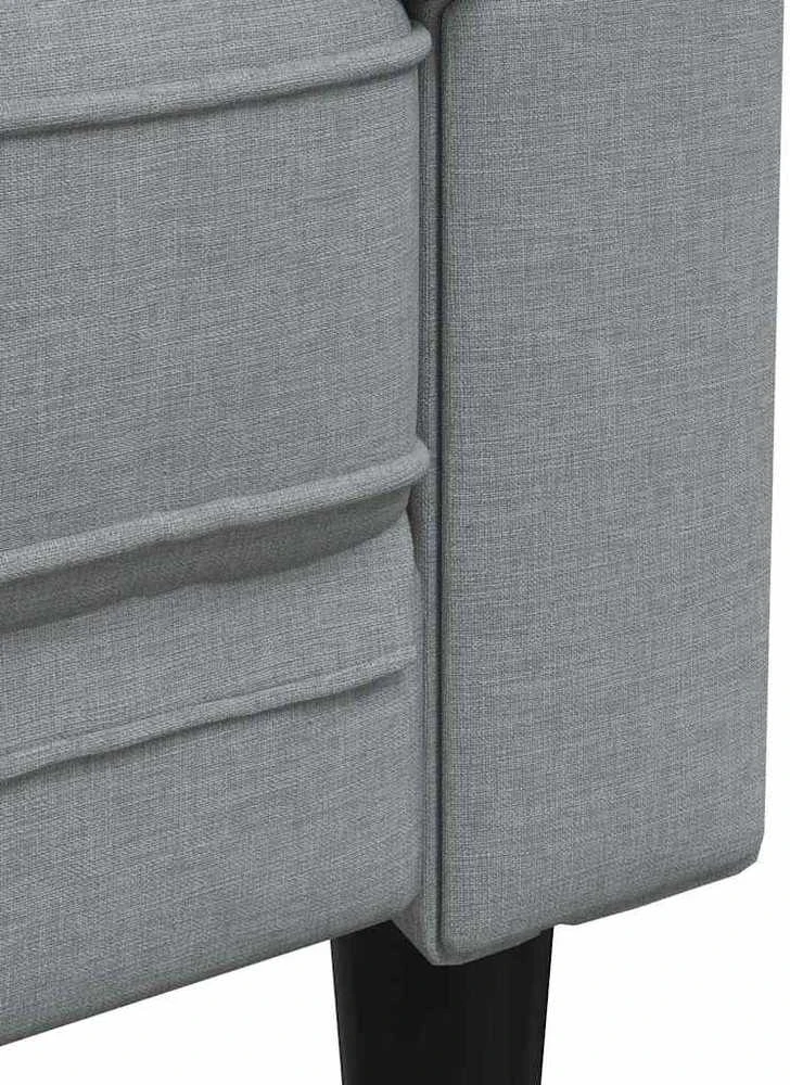 Sofa Šviesiai pilka 78,5 x 74,5 x 74,5 cm Poliesteris