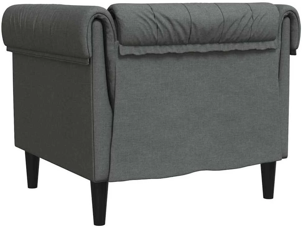 Sofa Tamsiai pilka 78,5 x 74,5 x 74,5 cm Poliesteris