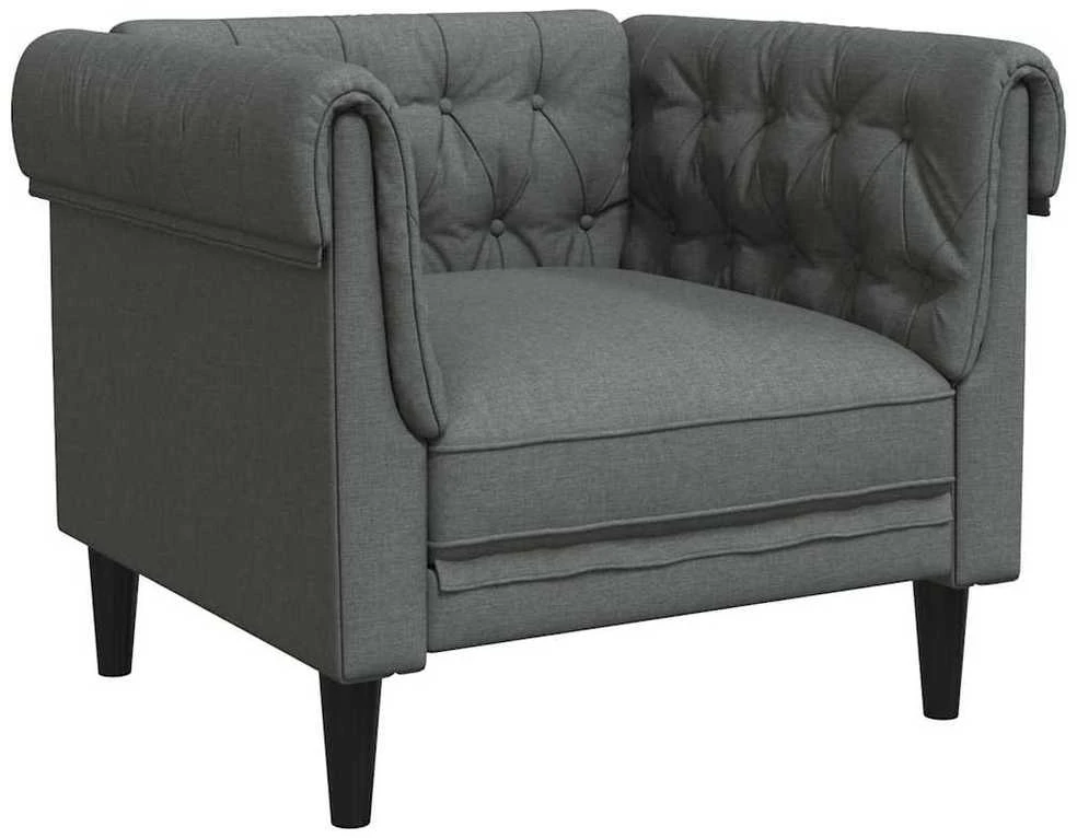 Sofa Tamsiai pilka 78,5 x 74,5 x 74,5 cm Poliesteris