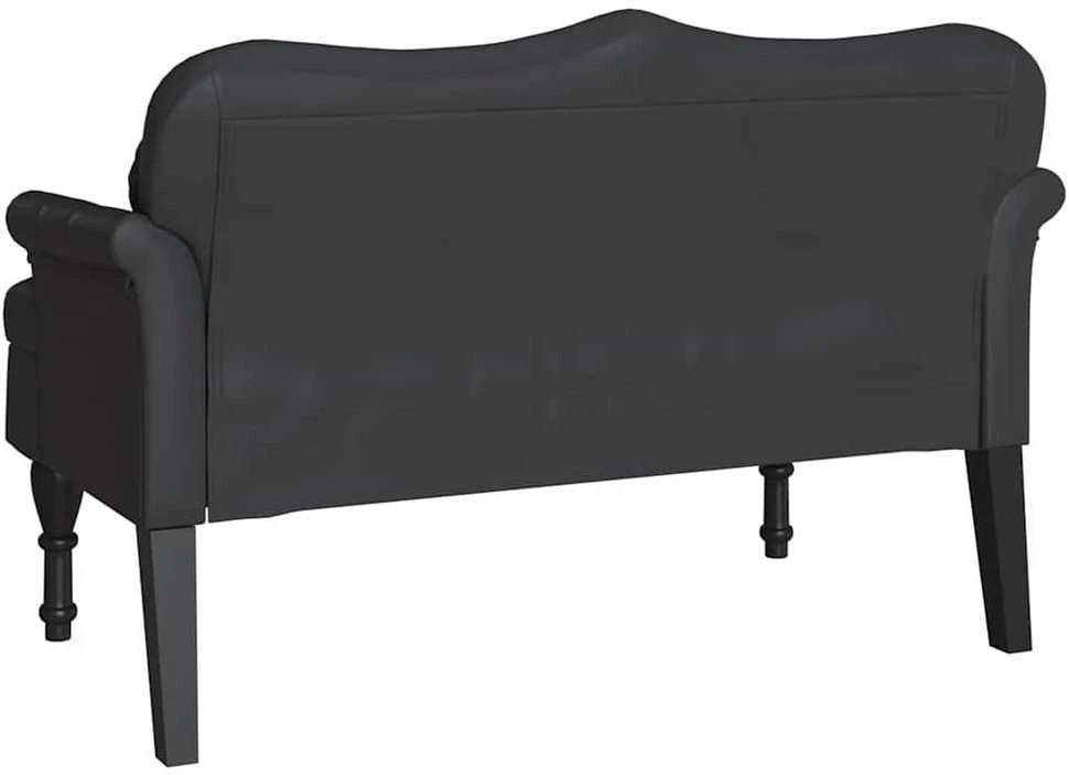 Česterfildo suolas Juoda 120,5 x 65 x 75 cm Dirbtinė oda