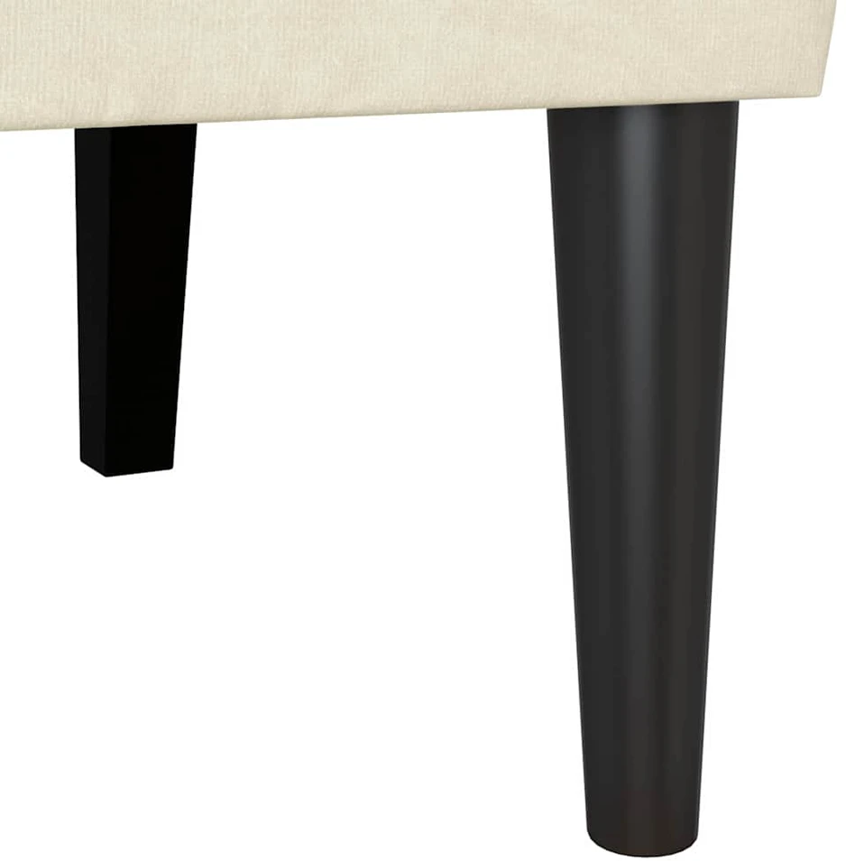 Česterfildo suolas Kreminė 112 x 65,5 x 75 cm Aksomas