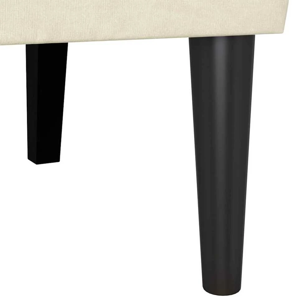 Česterfildo suolas Kreminė 112 x 65,5 x 75 cm Aksomas
