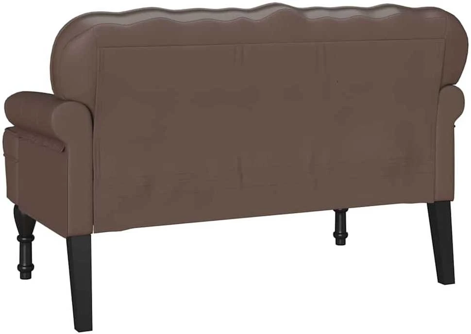 Česterfildo suolas Ruda 119,5 x 64,5 x 75 cm Dirbtinė oda