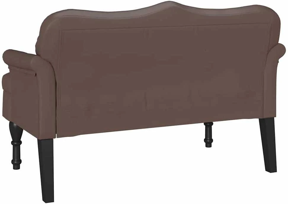 Česterfildo suolas Ruda 120,5 x 65 x 75 cm Dirbtinė oda