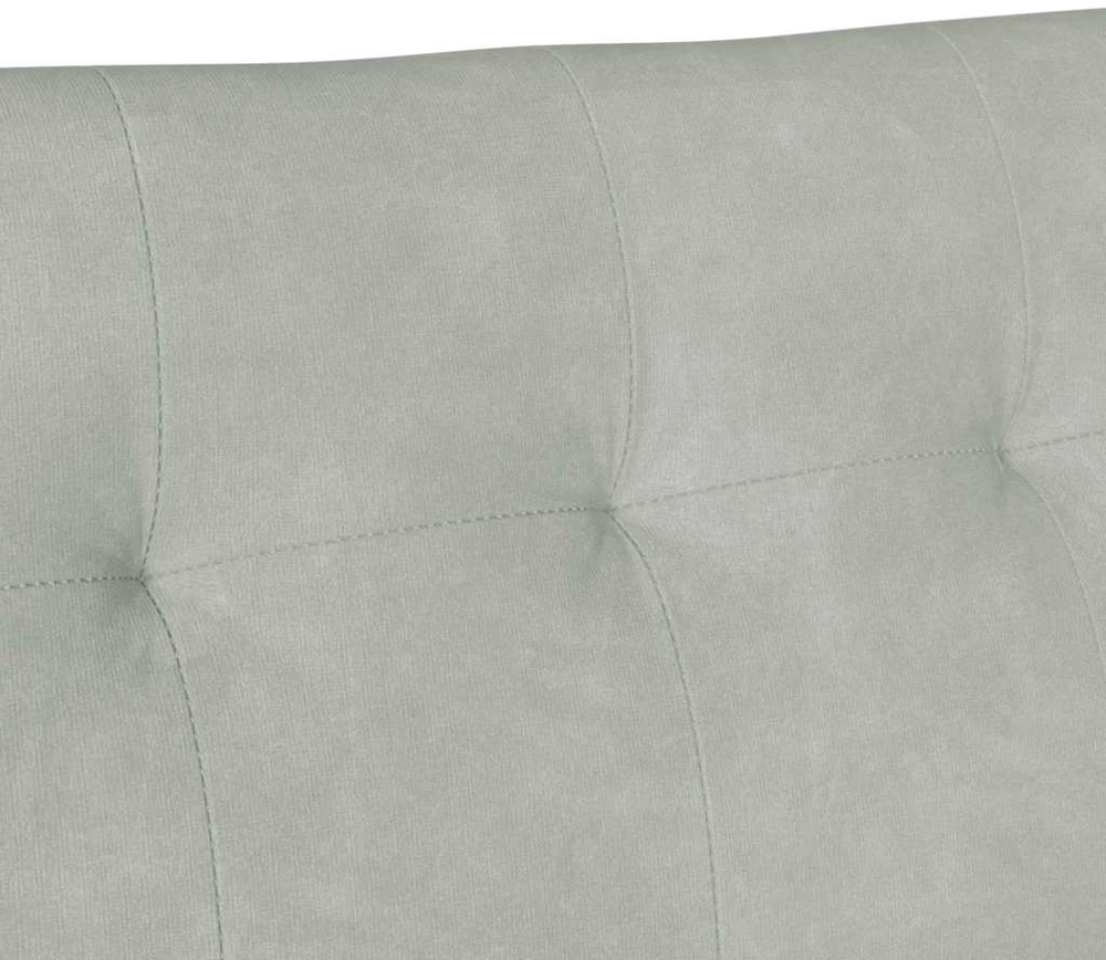 Česterfildo suolas Šviesiai pilka 112 x 65,5 x 75 cm Aksomas