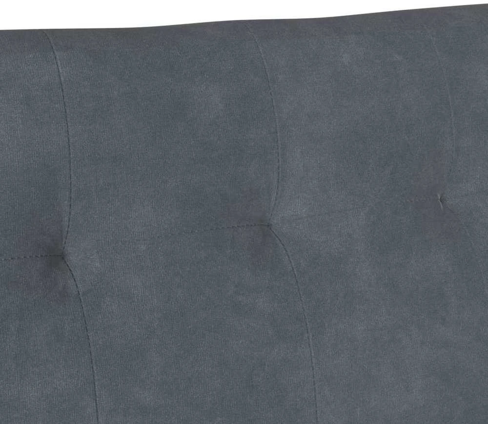 Česterfildo suolas Tamsiai pilka 112 x 65,5 x 75 cm Aksomas