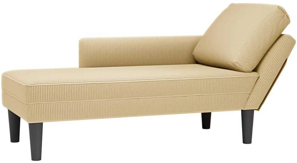 Sofa Chaise Lounge su pagalve pilkai žalia velveto audinys
