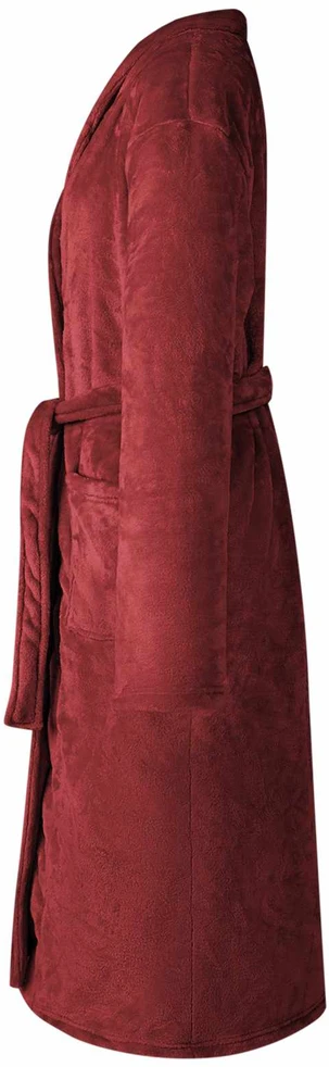 Chalatas be gobtuvo Bordo raudona xl Flanelė