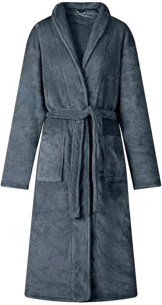Chalatas be gobtuvo Jūrinė mėlyna s Flanelė
