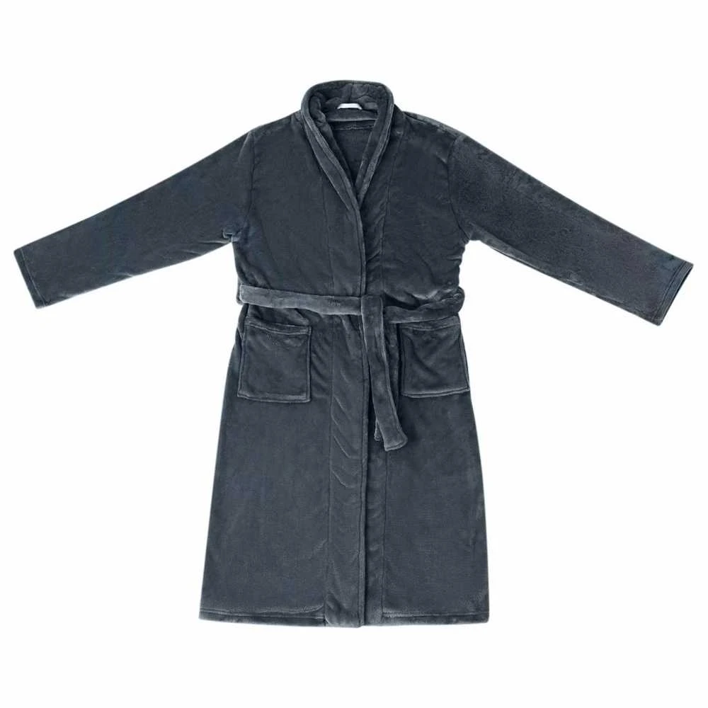 Chalatas be gobtuvo Jūrinė mėlyna xxxl Flanelė