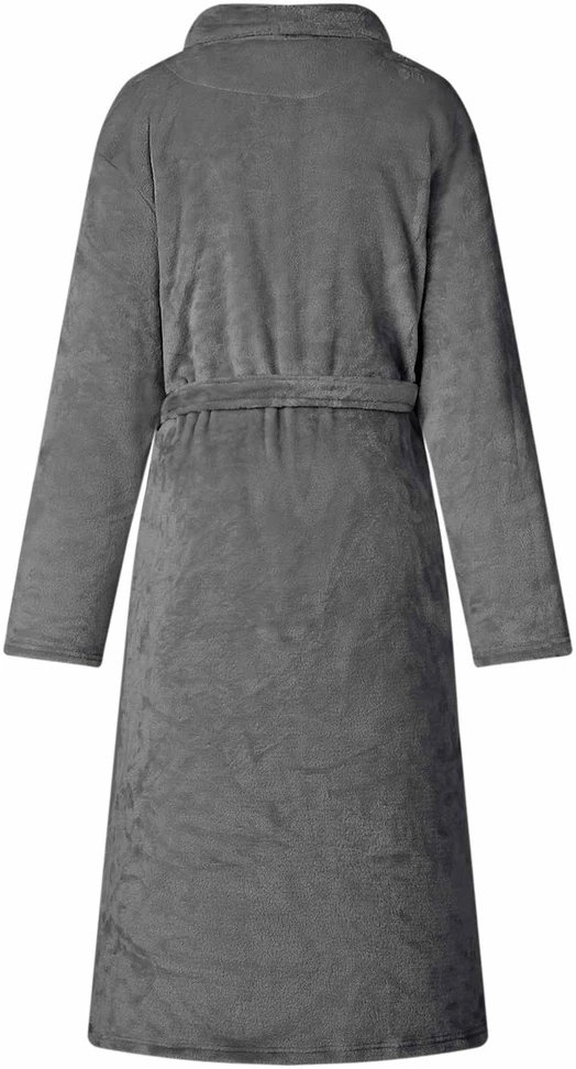 Chalatas be gobtuvo Tamsiai pilka xl Flanelė