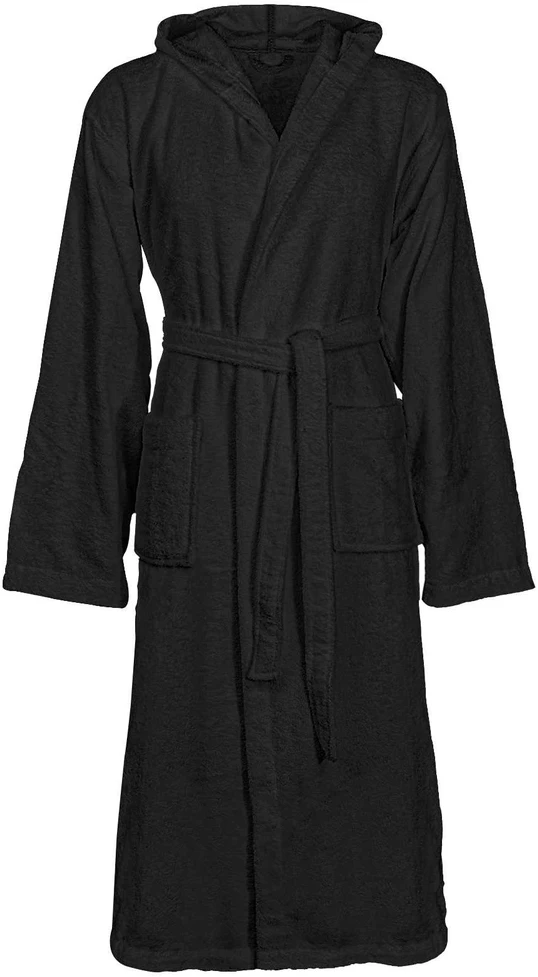 Chalatas KINN Juoda XXXL Medvilnė