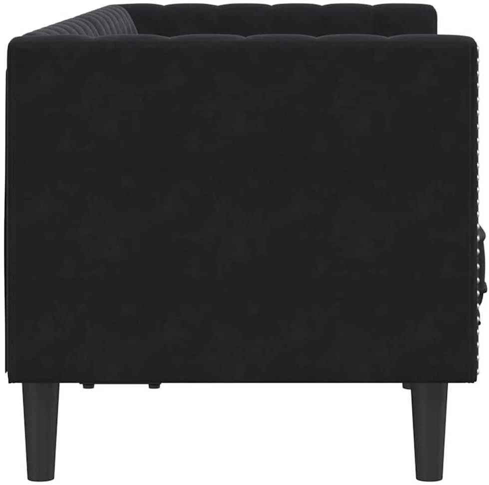 Sofa Juoda 174 x 74,5 x 70,5 cm Aksomas